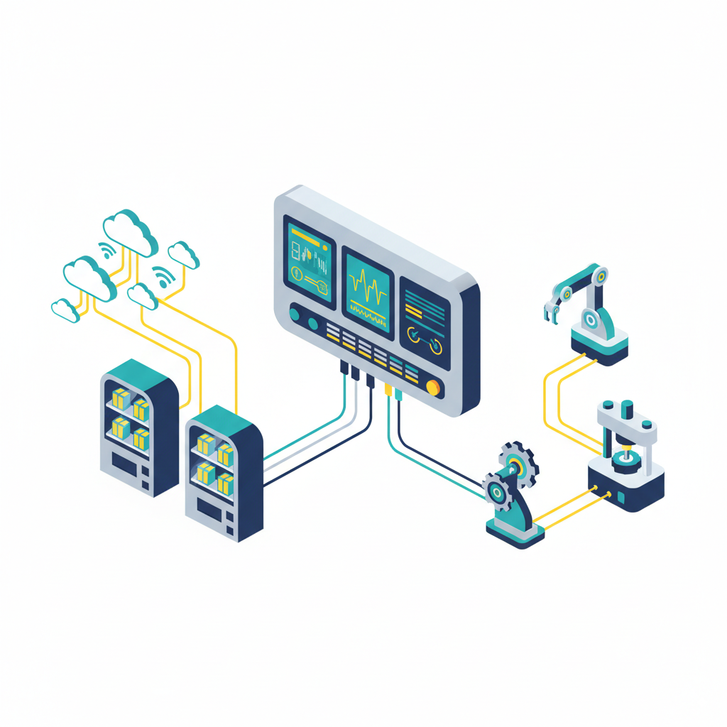 Panel, mesin vending, dan proyek lapangan siap commissioning di lantai ElektroBee.